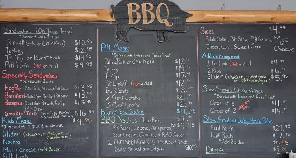 Explore the rich variety - Pitt's BBQ Full Menu.